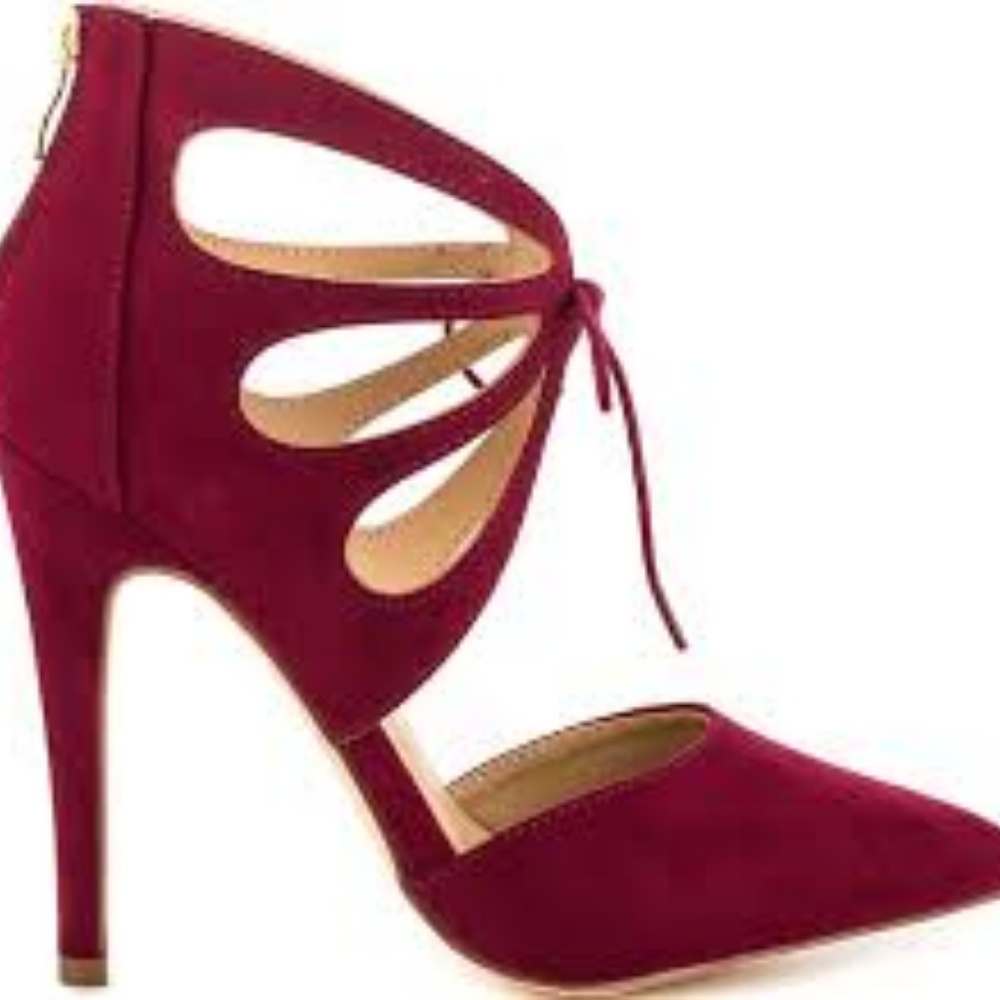 Dark Red Heels